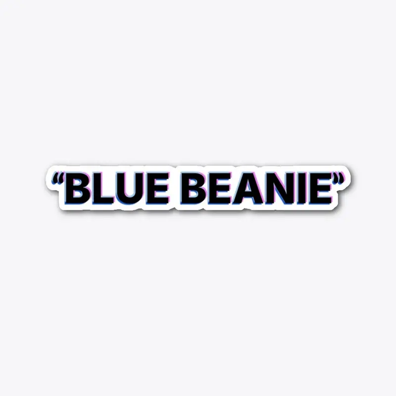 "BLUE BEANIE"